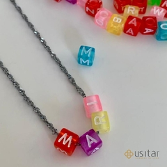 Corrente Letras Coloridas na internet