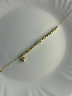 Pulseira bolas com pérolas Rube - PUL889D - comprar online