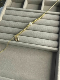 Pulseira bolas com pérolas Rube - PUL889D