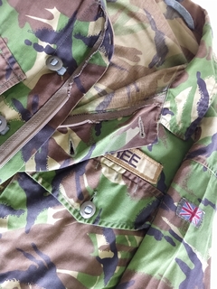 USADA - Autêntica Jaqueta Gandola Militar Britânica Woodland Médio Largo - loja online