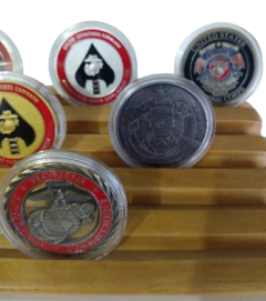 LOTE de 6 Moedas Militares US MARINES Comemorativa Ouro na internet