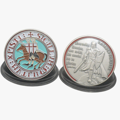 2 Moedas Cruz de Malta Cavaleiros Templários - PROMOÇÃO - loja online