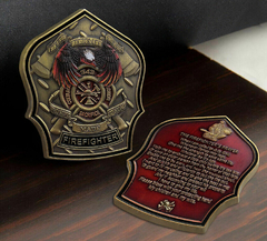Imagem do Moeda Homenagem ao Herói Bombeiro