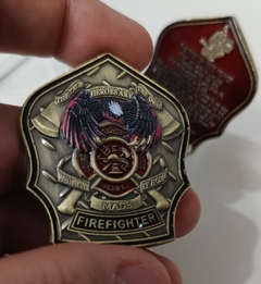 Moeda Homenagem ao Herói Bombeiro na internet