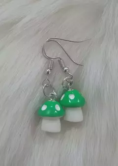 Brinco de Cogumelo Amanita – Verde - comprar online