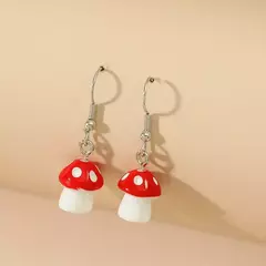 Brinco de Cogumelo Amanita - Vermelho - comprar online