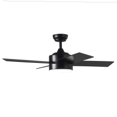 VENTILADOR TECHO ASPAS DE MADERA COLOR NEGRO - LAFTDREN en internet