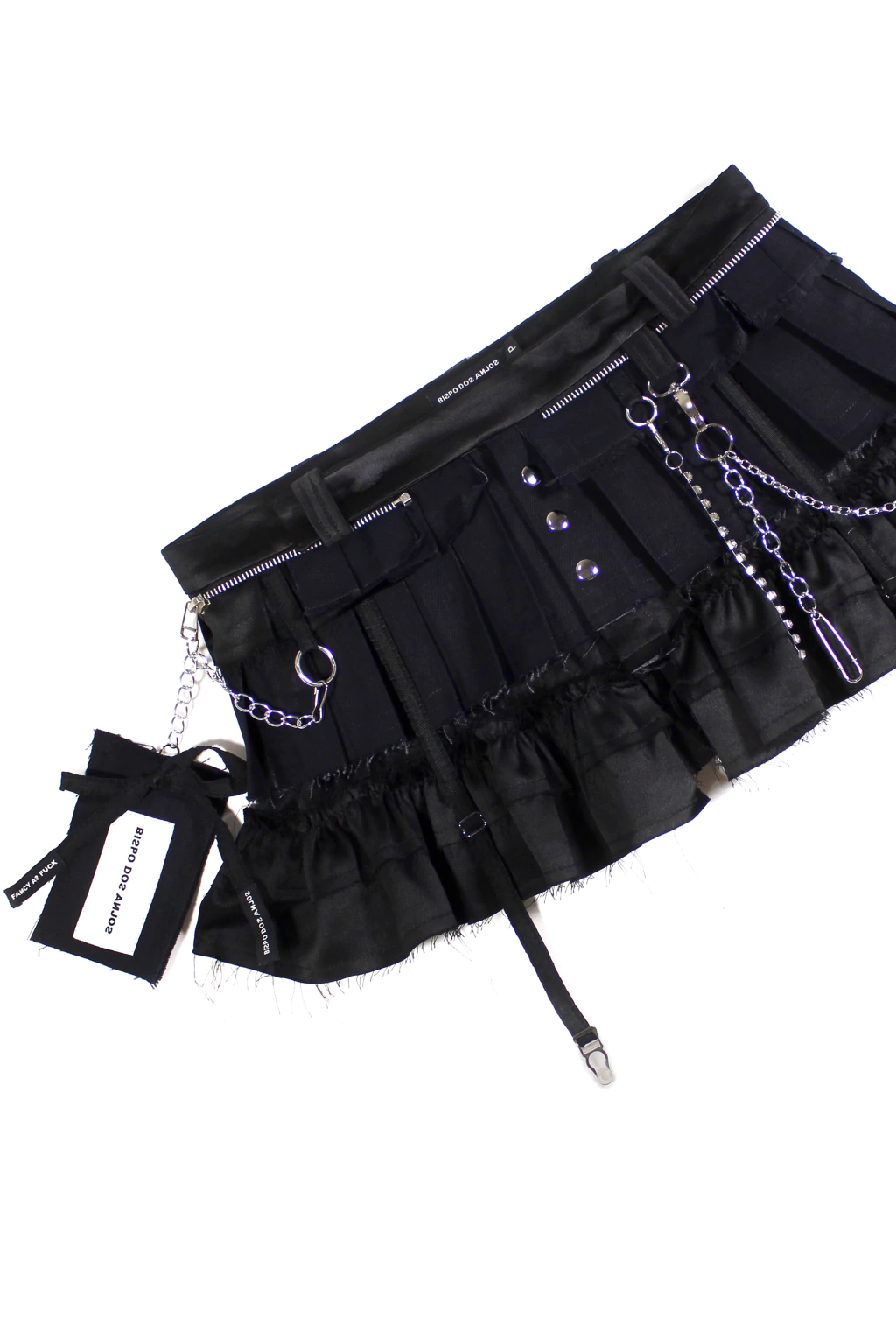 FANCY BELT SKIRT FRILLY