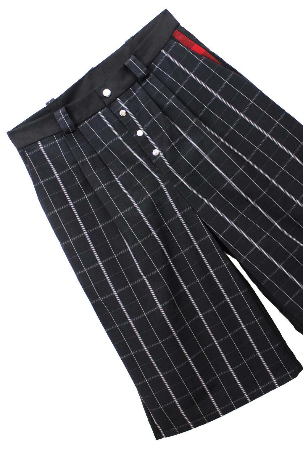 FANCY PUNK TAILORING SHORT LEGS (BLACK)