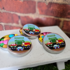 Kit 15 latinhas carrinhos lembrancinha tema carros personalizada