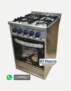 Cocina Industrial Fornax 56cm con puerta vidrio o ciega en Acero Inoxidable