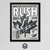 Cuadro Rush Vintage Rock DiseÇño Poster Musica 40x50 Mad