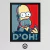 Cuadro Los Simpsons Homero D'oh Deco Tv Series 40x50 Mad
