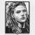 Cuadro Vikings Lagertha Ilustracion Series 40x50 Slim