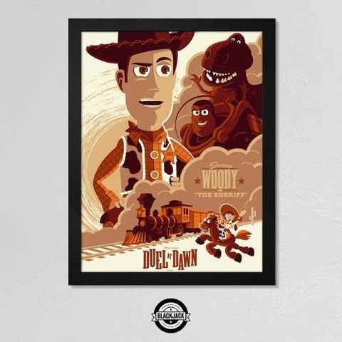 Cuadro Toy Story Woody Deco Disney Cine Infantil 40x50 Mad