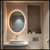 Espejo Luz Led Touch 50 X 70 Ovalado Para Baño Accesorios