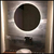 Espejo Luz Led 60 Cm Diam Redondo Para Baño Accesorios Caba