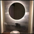 Espejo Touch Luz Led 90 Cm Diam Redondo Baño Accesorios en internet