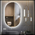 Espejo Luz Led 60 X 85 Pastilla Para Baño Accesorios