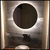 Espejo Luz Led 80 Cm Redondo Para Baño Accesorios - DECOGLASS 