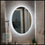 Espejo Luz Led Touch 60 X 80 Ovalado Para Baño Accesorios en internet