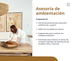 Asesoría de ambientación - Proyecto #1