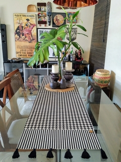 Caminho de mesa Pied de Poule - loja online
