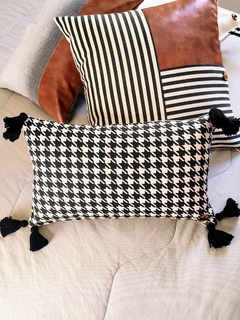Capa de Almofada Pied de Poule 25x40cm - comprar online