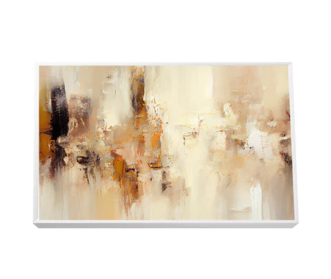 Pintura tom pasteu e dourada