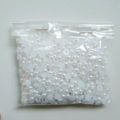 Meia Pérola Branca 6mm - 50 gr