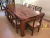 Mesa De Algarrobo. Mesa De Comedor 2,40 x 1,10m. Alistonada en internet