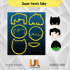 Cod810 Super Herois Baby