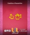 Cod345 Passarinho e Casinha
