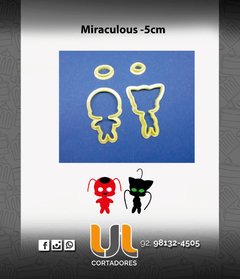 Cod288-2 Mascotes Miraculous - Ladybug e Cat Noir