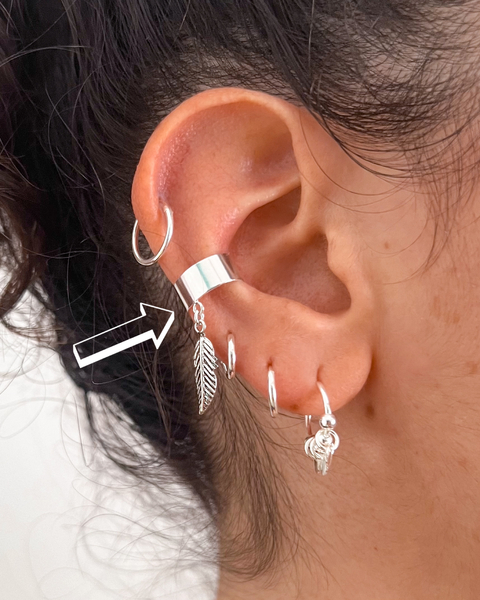 EAR CUFF ASHLEY LISO (POR UNIDAD)