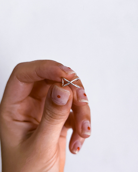 EAR CUFF CRUZADO (POR UNIDAD) - comprar online
