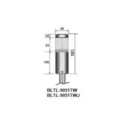 Coluna Luminosa BHS BLTL-9051TW-1 12~24VDC Luz Fixa ou Piscante na internet