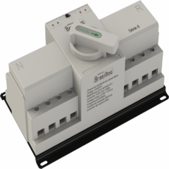 Chave de transferência automática 4 polos 100A 110Vca da Brasiltec, modelo Série 6