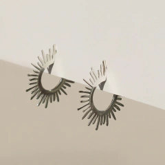 Sun Hoop Earrings
