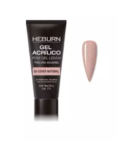 GEL ACRILICO POLY GEL LED/UV - HEBURN - Naranjo Perfumería