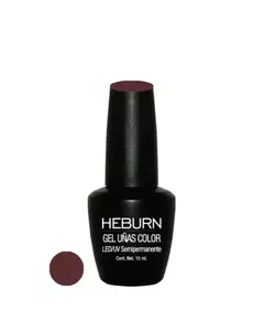ESMALTE GEL COLOR BORGOÑA LED/UV - HEBURN