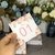 Plaquinha de agradecimento (10x10 cm) - flores rose