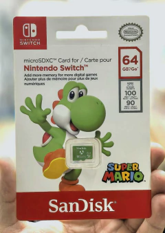 Micro SD SanDisk 64GB V30/U3 Para Nintendo Switch - comprar online