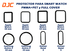 PROTECTOR PMMA+PVC FULL COVER PARA SMART WATCH | FILM en internet
