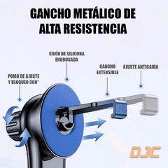 Imagen de SOPORTE PARA AUTO GANCHO AJUSTABLE 360° | RT-938