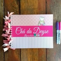 Livro de Receitas personalizado para seu Chá