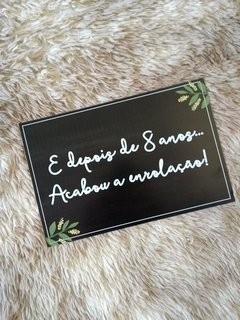 Plaquinha para Pajens e Daminhas - comprar online