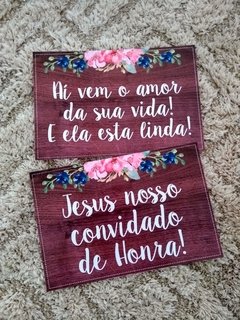 Plaquinhas para Pajens ou Daminhas - comprar online