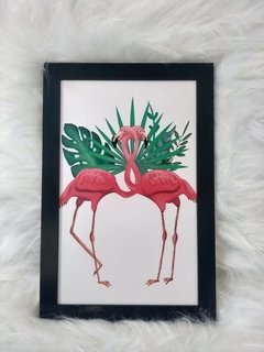 Quadrinho Flamingos