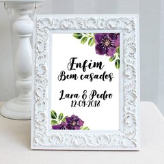 Porta Mensagem personalizado para mesa de decoraçãp